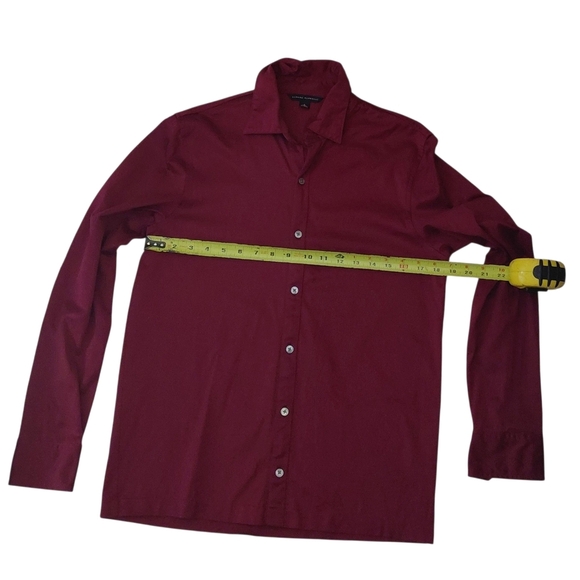 Men's Burgundy Banana Republic Dress Shirt - Picture 2 of 6